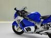 XE MÔ HÌNH SUZUKI GSX1300R SILVER/BLUE,TỶ LỆ 1/12 LCD MODEL