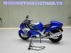 XE MÔ HÌNH SUZUKI GSX1300R SILVER/BLUE,TỶ LỆ 1/12 LCD MODEL