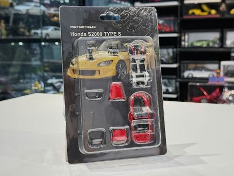  XE MÔ HÌNH HONDA S2000 TYPE S RED,TỶ LỆ 1/64 MOTORHELIX 