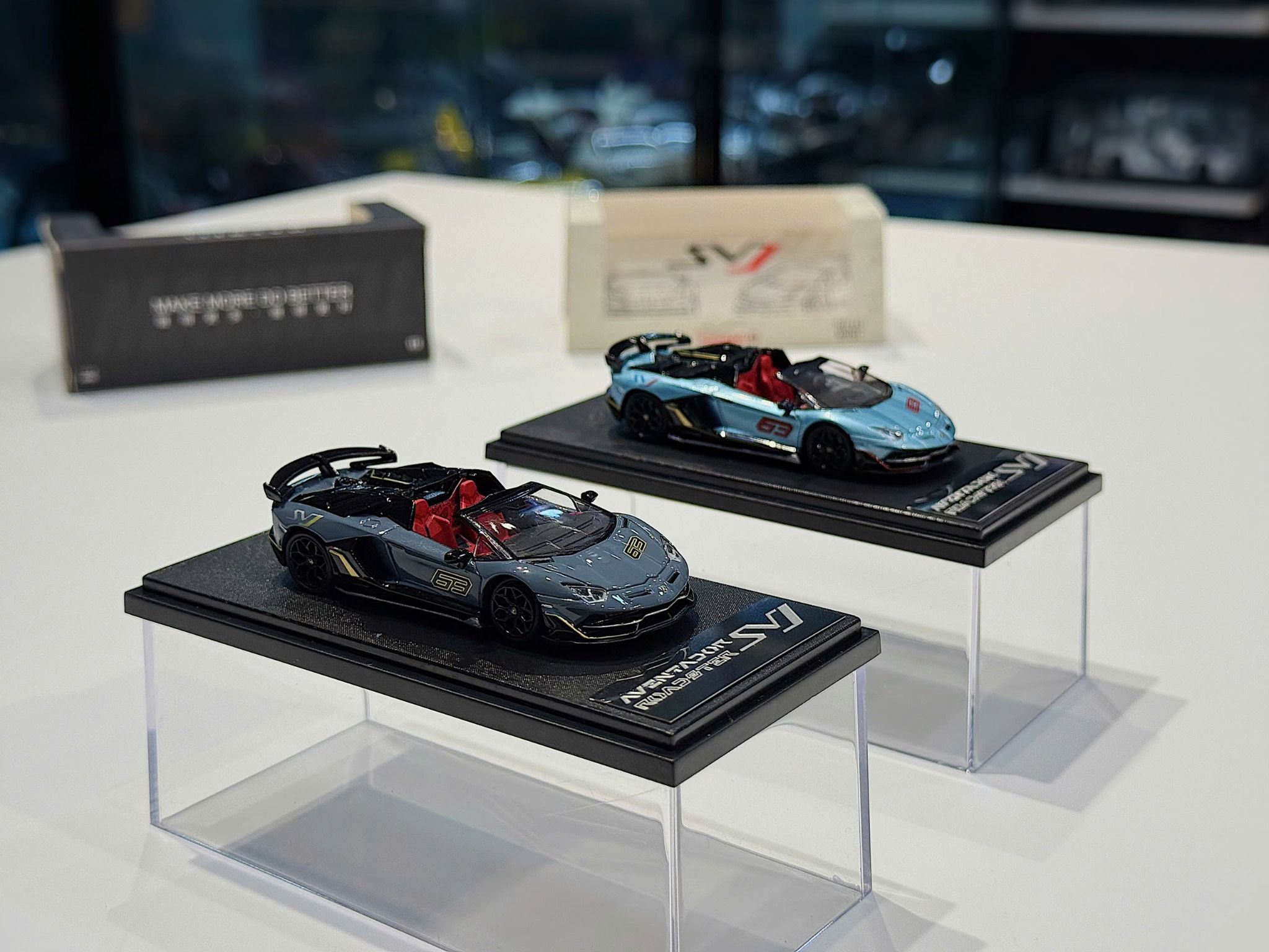 XE MÔ HÌNH LAMORGHINI AVENTADOR SVJ ROADSTER,TỶ LỆ 1/64 MAXWELL