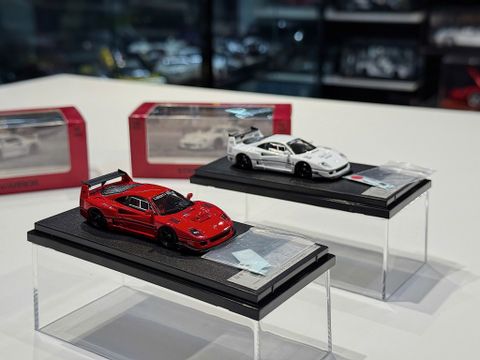  XE MÔ HÌNH FERRARI F40 LBW,TỶ LỆ 1/64 STREET WARRIOR 