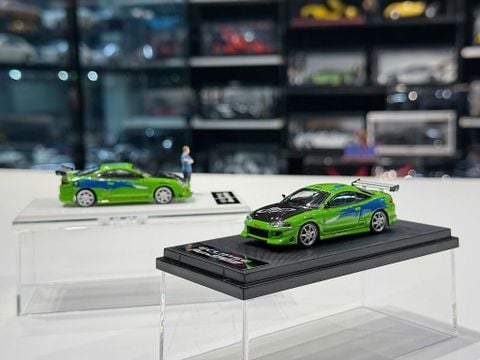  XE MÔ HÌNH MITSUBISHI ECLIPSE X FIGURE,TỶ LỆ 1/64 FAST & SPEED 