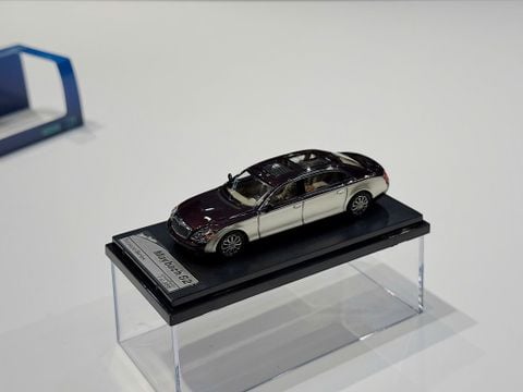  XE MÔ HÌNH MAYBACH 64 BROWN GOLD,TỶ LỆ 1/64 STANCE HUNTERS 