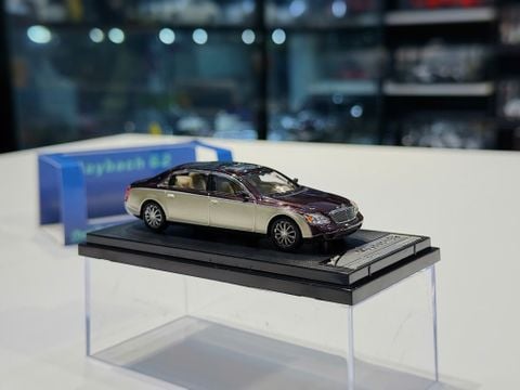  XE MÔ HÌNH MAYBACH 64 BROWN GOLD,TỶ LỆ 1/64 STANCE HUNTERS 