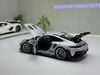 XE MÔ HÌNH PORSCHE 911 GT3 RS SILVER,TỶ LỆ 1/18 NOREV