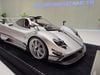 XE MÔ HÌNH PAGANI ZONDA CINQUE CHROME SILVER,TỶ LỆ 1/18 HENSON HEAVEN
