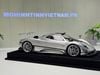 XE MÔ HÌNH PAGANI ZONDA CINQUE CHROME SILVER,TỶ LỆ 1/18 HENSON HEAVEN