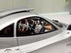 XE MÔ HÌNH PAGANI ZONDA CINQUE CHROME SILVER,TỶ LỆ 1/18 HENSON HEAVEN