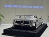 XE MÔ HÌNH PAGANI ZONDA CINQUE CHROME SILVER,TỶ LỆ 1/18 HENSON HEAVEN