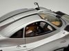 XE MÔ HÌNH PAGANI ZONDA CINQUE CHROME SILVER,TỶ LỆ 1/18 HENSON HEAVEN