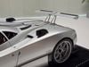 XE MÔ HÌNH PAGANI ZONDA CINQUE CHROME SILVER,TỶ LỆ 1/18 HENSON HEAVEN