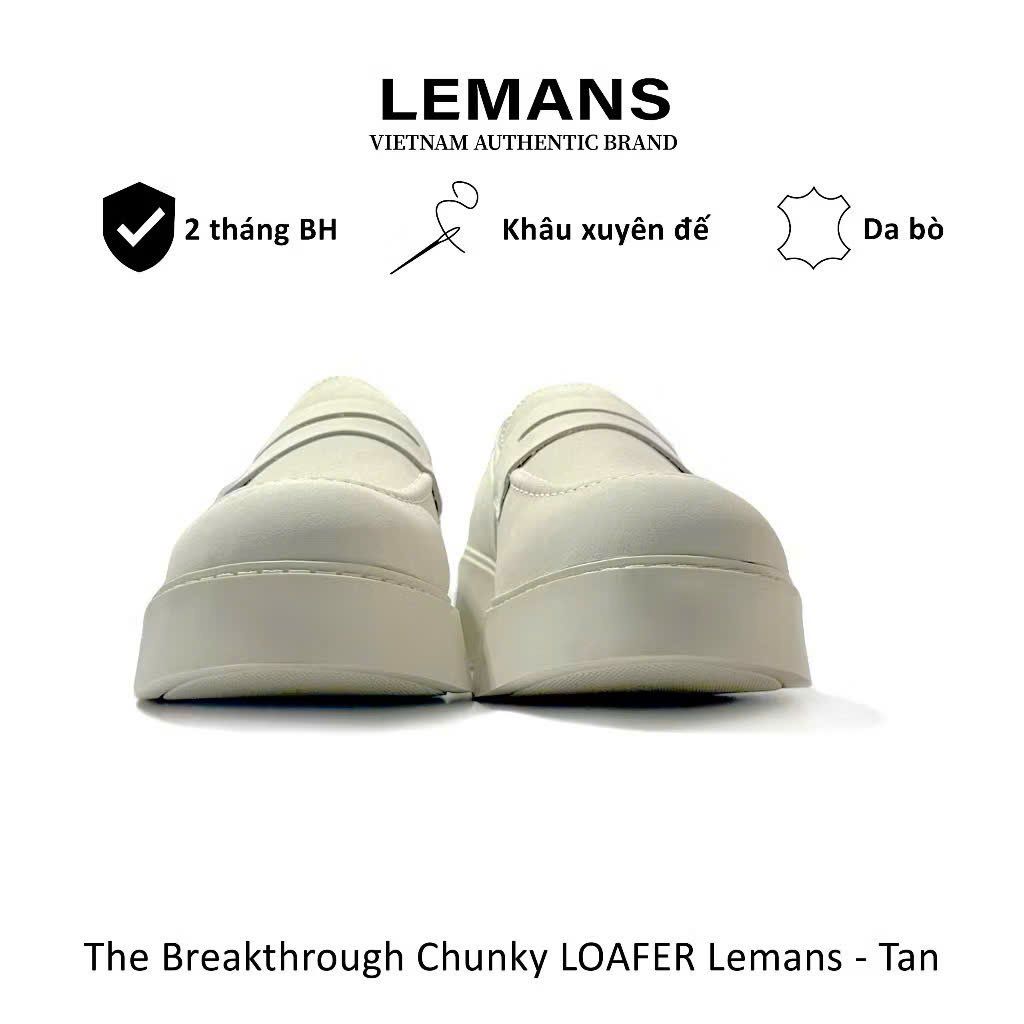 The Breakthrough Chunky LOAFER TAN NUBUCK Lemans Da Nubuck