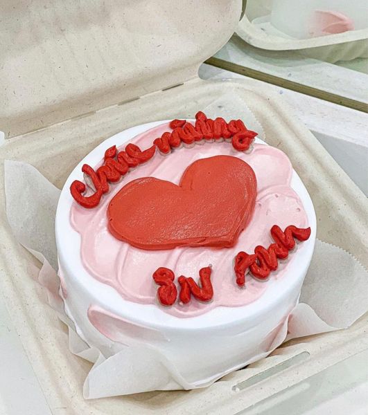  Mini tim đỏ ombre 