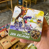  Trà Hoa Thảo Mộc Zen Relaxing - Hộp Thiếc Vuông Màu Nước 50g 