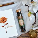  Trà Hoa Thảo Mộc Caramel - Ống Thủy Tinh Nút Bần 15g 