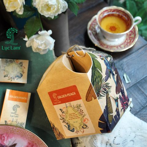  Trà Hoa Thảo Mộc Golden Peach - Hộp Trà 20 Túi Lọc 