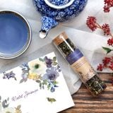  Trà Hoa Thảo Mộc Violet Jasmine - Ống Thủy Tinh Nút Bần 15g 