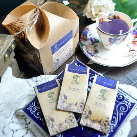  Trà Hoa Thảo Mộc Violet Jasmine - Hộp Trà 20 Túi Lọc 