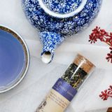  Trà Hoa Thảo Mộc Violet Jasmine - Ống Thủy Tinh Nút Bần 15g 