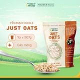  Yến Mạch Chile Just Oats - cán mỏng 907g 