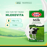  Hộp 1L - Sữa tươi ít béo Mlekovita Ba Lan 