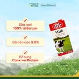  Sữa tươi nguyên kem Mlekovita từ Ba Lan - Thùng 12 hộp 1L 
