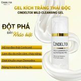  Sữa Rửa Mặt Trắng Da Thải Độc Incugen Cindel Tox Mild Cleansing Gel Glutathione Peel - 100ml 