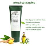  Dầu Gội Xả Gừng Tươi Weilaiya Kích Thích Mọc Tóc Mượt Tóc Giảm Gãy Rụng 400ml + 250ml 