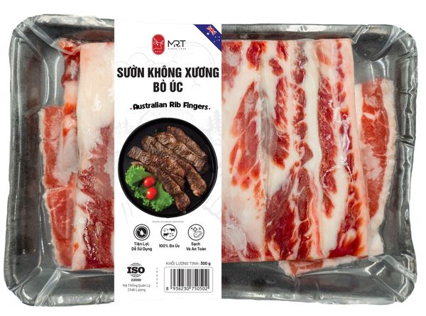 Sườn không xương bò Úc - 300gr