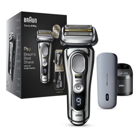 Máy cạo râu Braun Series 9 Pro 9476cc (Màu Crôm)