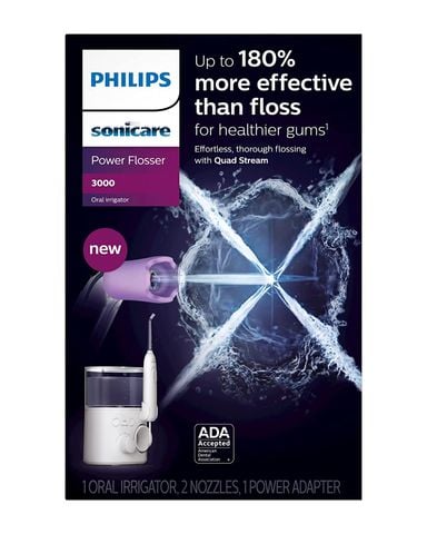  Máy tăm nước Philips Sonicare Power Flosser 3000 (HX3711/20) 