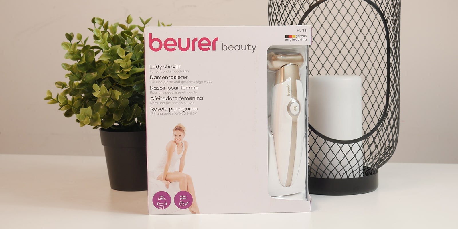 Máy cạo lông, tẩy da chết toàn thân Beurer HL35 For Lady