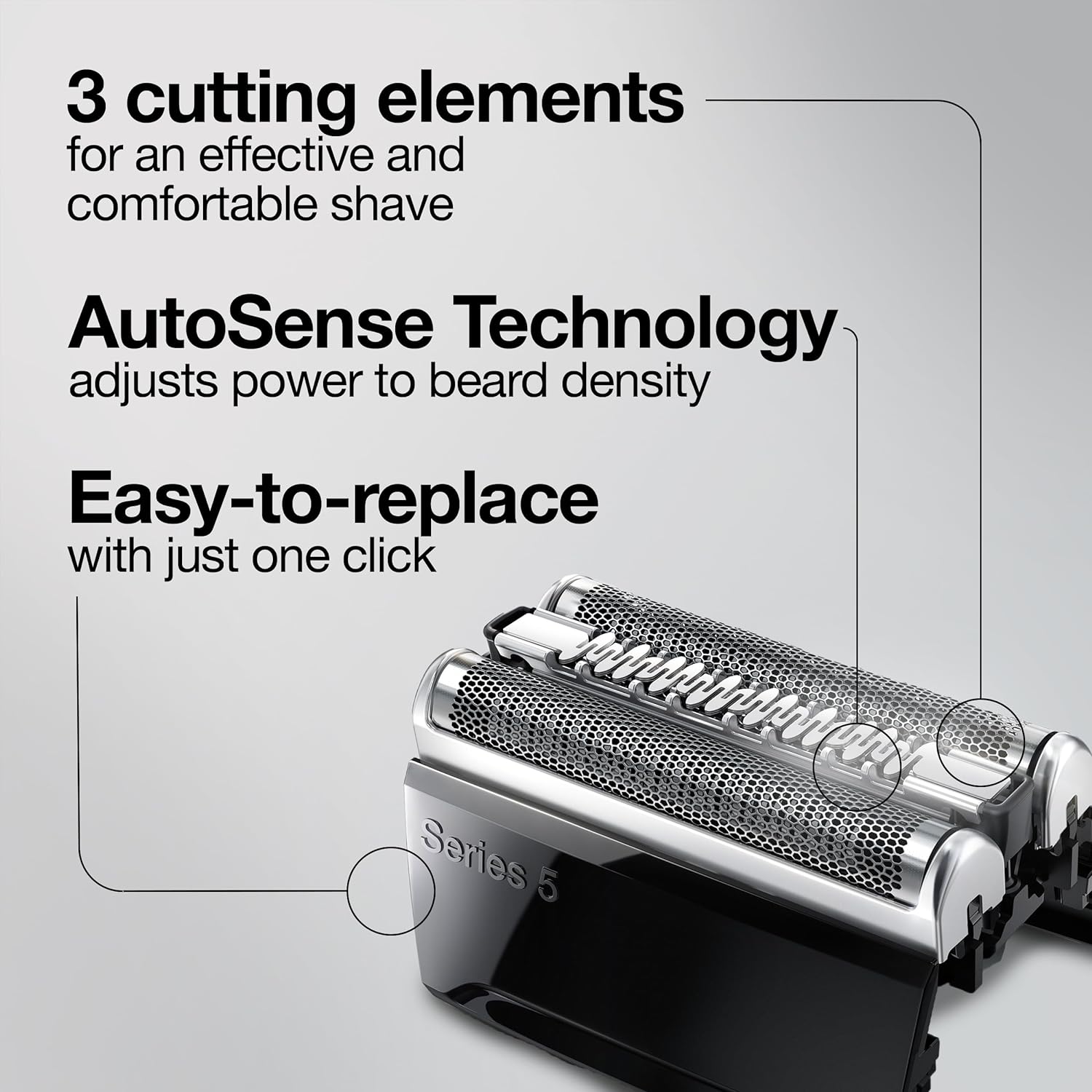 Lưỡi cạo râu thay thế Braun series 5 52B