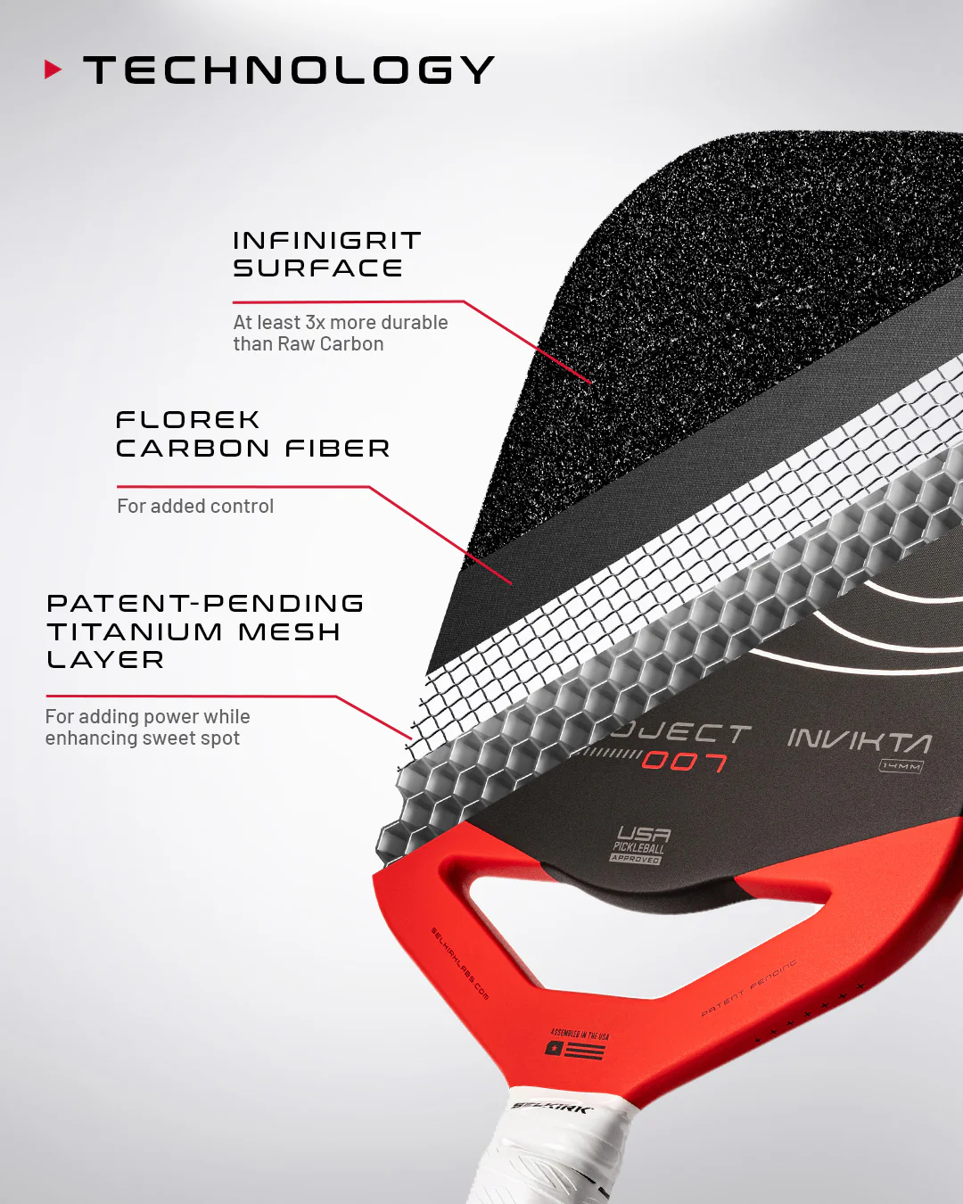 Vợt pickleball Selkirk LABS Project 007