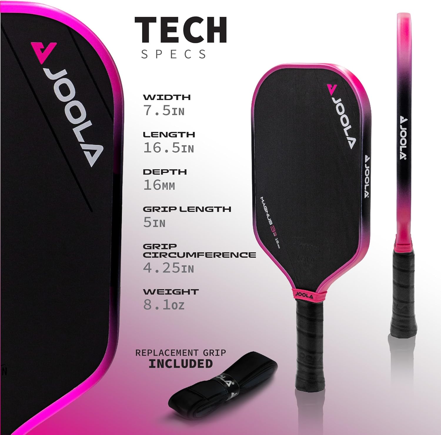 Vợt Pickleball Joola Tyson Mcguffin Magnus 3S 14mm