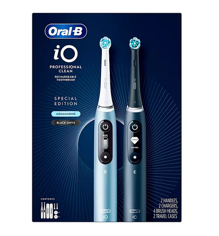  Set 2 bàn chải điện Oral-B iO Series 7 (Xanh & Đen) 