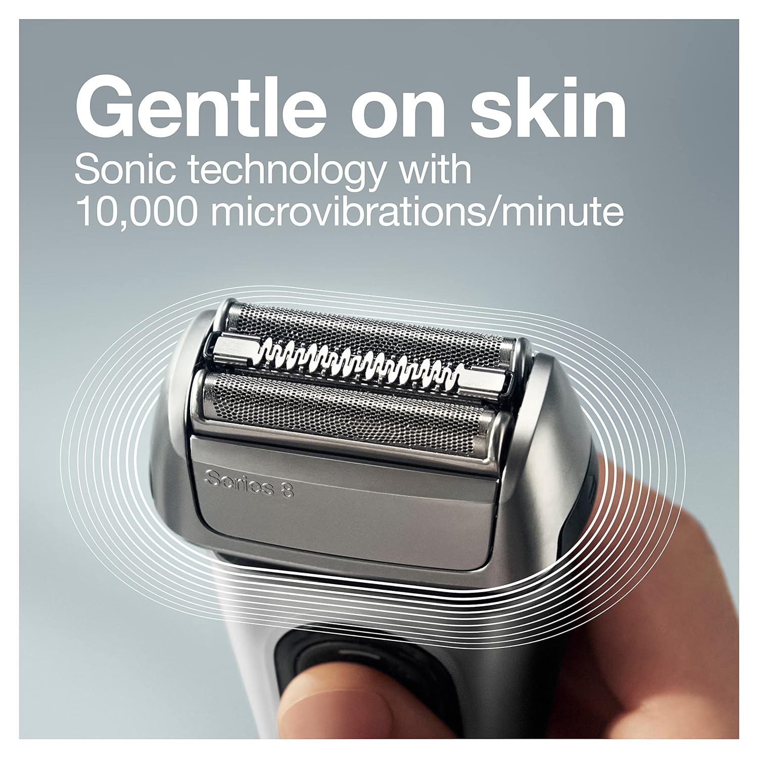 Máy cạo râu Braun Series 8 8457cc với bộ tỉa râu chính xác, Trung tâm làm sạch và sạc SmartCare