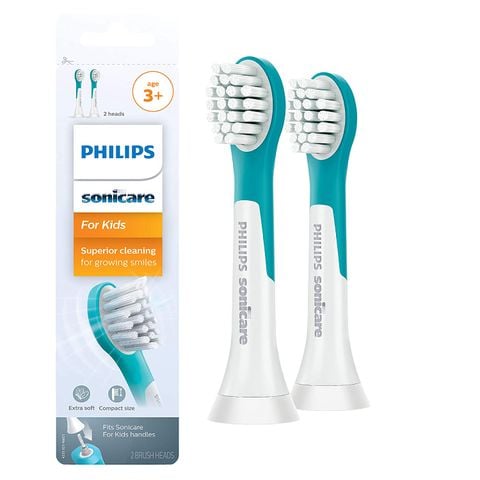  Đầu bàn chải điện trẻ em Philips Sonicare for Kids ( Set 2 đầu ) 3+ & 7+ 