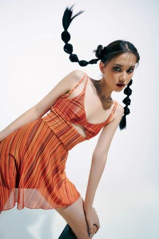  CLÉLIE Đầm 2 dây cut-out dáng xoè AURA DRESS 