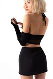  CLÉLIE Áo croptop nữ tay dài MINA TOP 