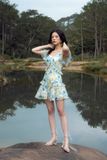  CLÉLIE Đầm xoè ngắn trễ vai JONA DRESS 