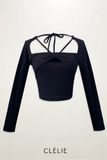  CLÉLIE Áo thun croptop dây buộc LIA TOP 