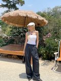  CLÉLIE Quần tây dài ống rộng KITTIE PANT 