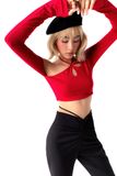  CLÉLIE Áo croptop nữ tay dài COMO TOP 
