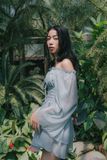 CLÉLIE Đầm xoè trễ vai tay dài ROSIE DRESS 