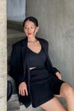  Chân váy cotton ngắn họa tiết trơn - IRIS SKIRT - CLÉLIE 