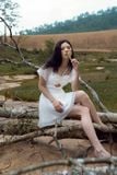  CLÉLIE Đầm hoa nhí tay ngắn TRACY DRESS 