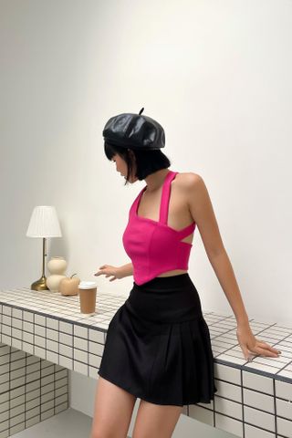  CLÉLIE Áo croptop 2 dây KEVA TOP 