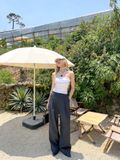  CLÉLIE Quần tây dài ống rộng KITTIE PANT 