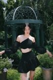  CLÉLIE Set áo croptop trái tim và chân váy xoè MIA SET 